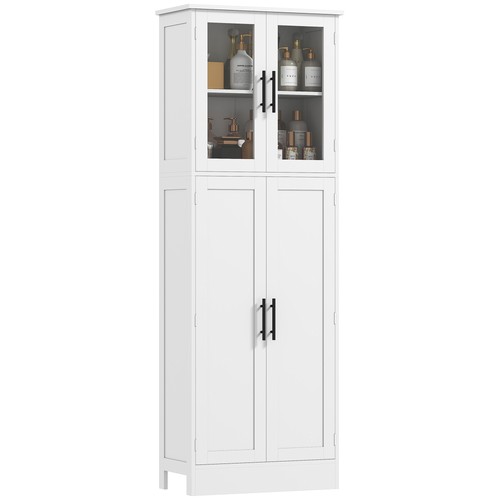 Homcom armadietto bagno alto - bagno,