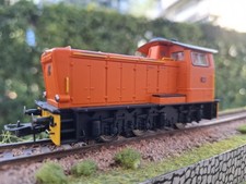 locomotiva FS Diesel Da Manovra D245.6120 In Livrea Arancio HR2239 Rivarossi H0 