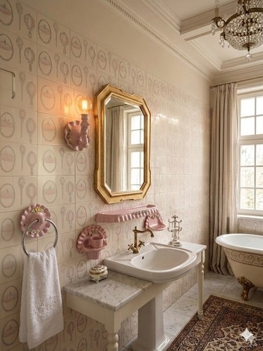 Set bagno ceramica - set, in