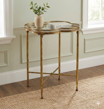 Tavolo consolle antico metallo