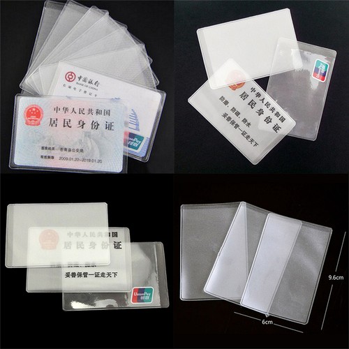 10x porta carte credito - carte, pvc