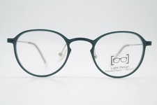 Occhiali Light Fly Lffm10 Titanio Blu Ovale Montatura Occhiali Nuovi