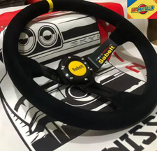 VOLANTE A CALICE SPORTIVO SABELT UNIVERSALE 350MM PELLE SCAMOSCIATA RALLY RACING
