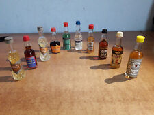 Lotto 10 Mignon liquori alcolici vintage da collezione miniature, mini bottles