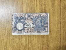 BIGLIETTO DI STATO 5 LIRE