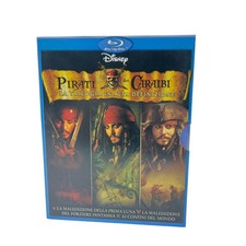 Pirati dei Caraibi la Trilogia Blu Ray cofanetto tre film sei dischi Box