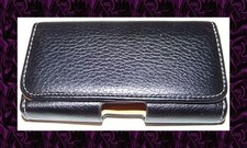 Housse cuir ceinture - cuir,