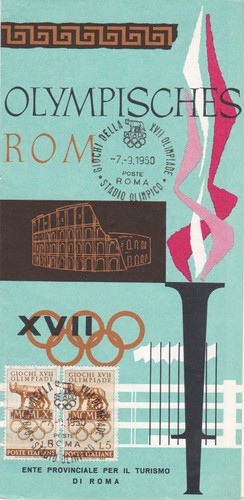 Olimpiadi 1950 mappa tedesca - mappa,