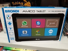 TABLET AMICO BRONDI 10.1 DUAL SIM NERO COME NUOVO