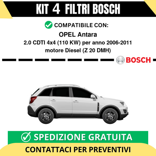 Kit bosch filtri tagliando - kit,