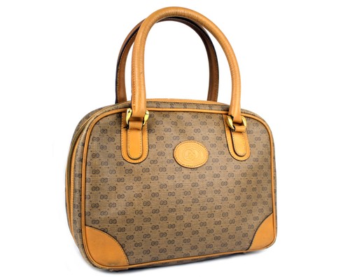 Gucci monogram pvc pelle - pvc,