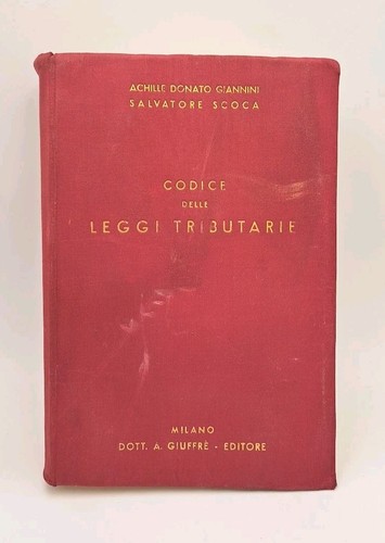 Codice delle leggi - , tributarie