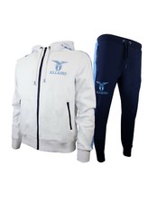 6997 MACRON SS LAZIO TUTA UFFICIALE COTONE GARZATO 2020/21  