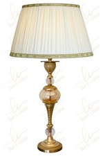 Lume da tavolo in vetro di