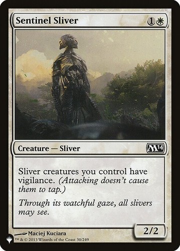 Mtg sentinel sliver - exc,