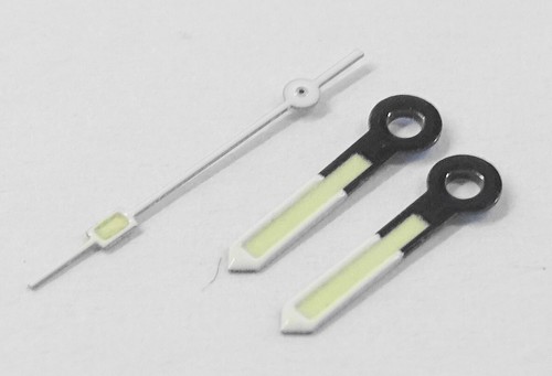 Orologio lancette luci bianche - orologio,