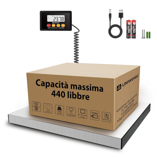 Bilancia pesa pacchi - bilancia, digitale