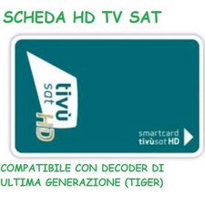 TESSERA HD SCHEDA TIVUSAT D'ATTIVARE NUOVA