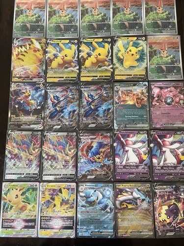 Lotto carte pokemon jumbo - 84,