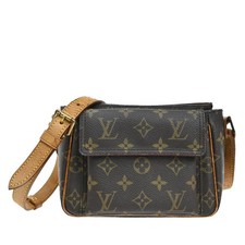Borsa a tracolla Louis Vuitton Viva Cite PM monogramma pelle marrone M51165 77TA228