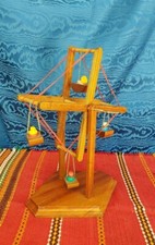 Giostra Giocattolo Legno Trazo Arezzo Giocattolo D'epoca Vintage Modernariato 