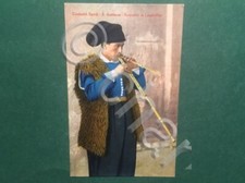 Cartolina Costumi Sardi - S. Antioco - Suonatore di Launeddas - 1920 ca.