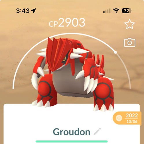 Groudon leggendario pokémon - leggendario,