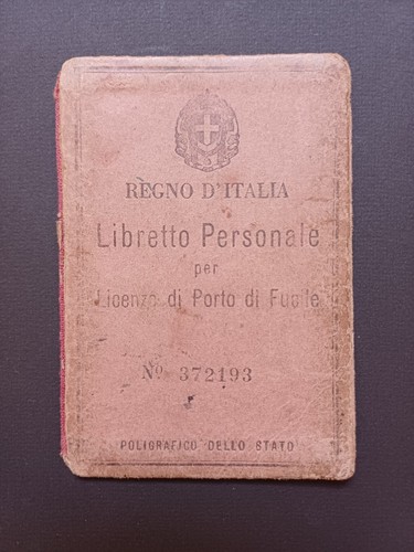 Regno italia libretto - d'italia",