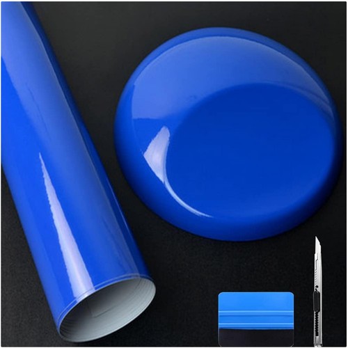 Vinile auto blu lucido