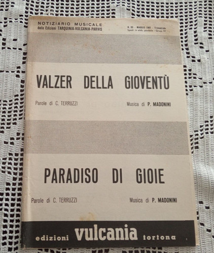 Spartito valzer della - spartito,