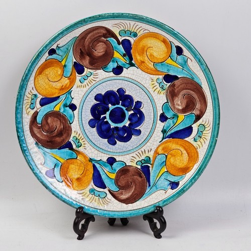 Piatto ceramica vecchia faenza - piatto,