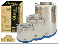 FUSTO CONTENITORE IN ACCIAIO