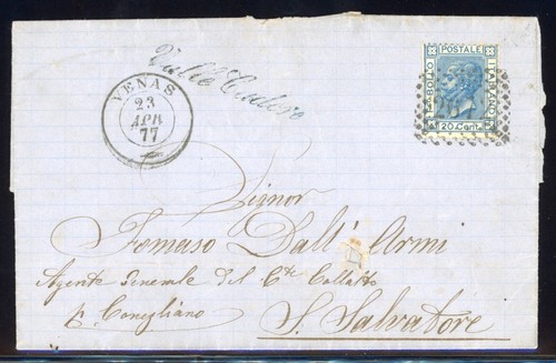 Italia 1867 scott usato in - 35,