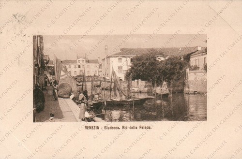 1909 venezia canale - venezia, giudecca
