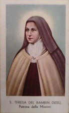 CALENDARIETTO-SANTINO SANTA TERESA E SACRO CUORE DI GESÙ 1936