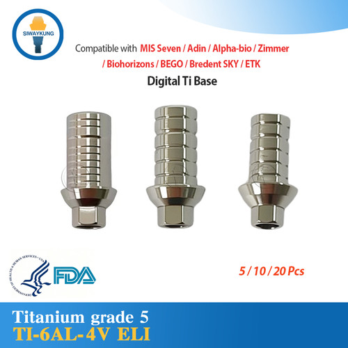Dental digital base cad - digital, ti