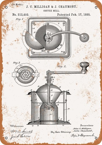 Insegna metallo 1885 - insegna, in
