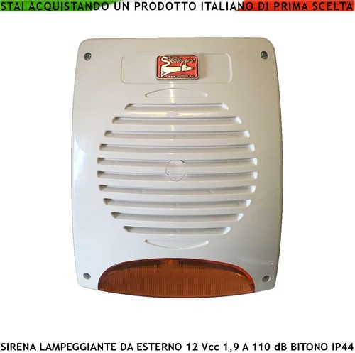 Sirena universale antifurto - sirena,