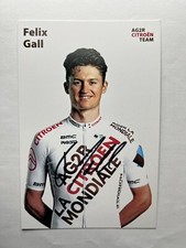 Autografo FELIX GALL-Ciclismo AUSTRIA-Team AG2R Citroën-Tour de France-firmato-AK
