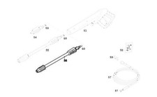 Lancia testina getto REGOLABILE Annovi Reverberi black&decker PW 1900 WR 3642420