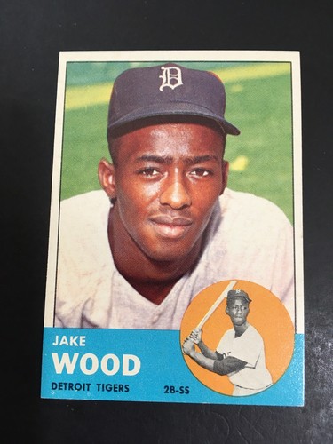 1963 topps jake wood - 1963, #453