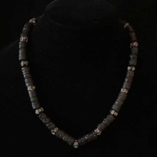 Collana osso legno - collana,