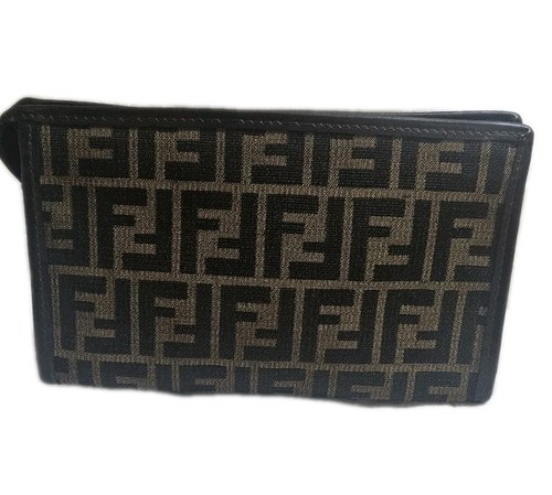 Fendi zucca cosmetic pouch - zucca,