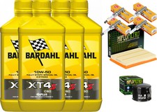 TAGLIANDO BMW S 1000 XR BARDAHL XT4-S 10W50 FILTRI HIFLO CANDELE 15/18