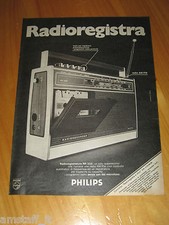PHILIPS RADIO RADIOREGISTRATORE RR 332=ANNO 1974=PUBBLICITA=ADVERTISING=