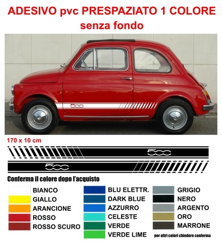Strisce adesive fiat 500 - strisce,