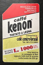 MA21 Scheda telefonica Caffè Kenon catalogo Golden n. 394 usata
