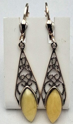 Orecchini ambra 925 - 925, argento