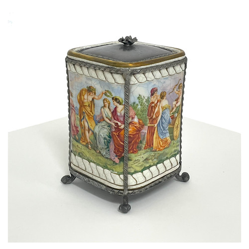 Scatola ceramica vintage