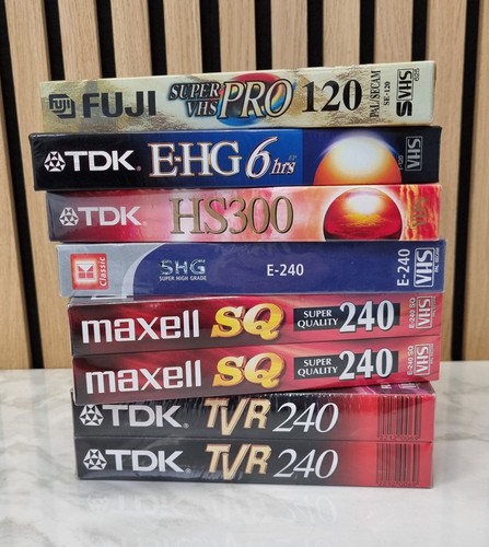 Cassette vuote vhs nuove - cassette,